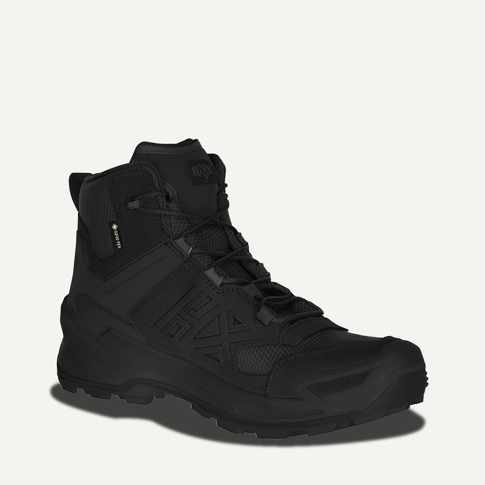 Hiking Boots, Schwarz, Mid-High Stiefel, GORE-TEX, Knöchelunterstützung