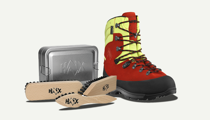 For a limited time only: Free brush set with all forestry boots.