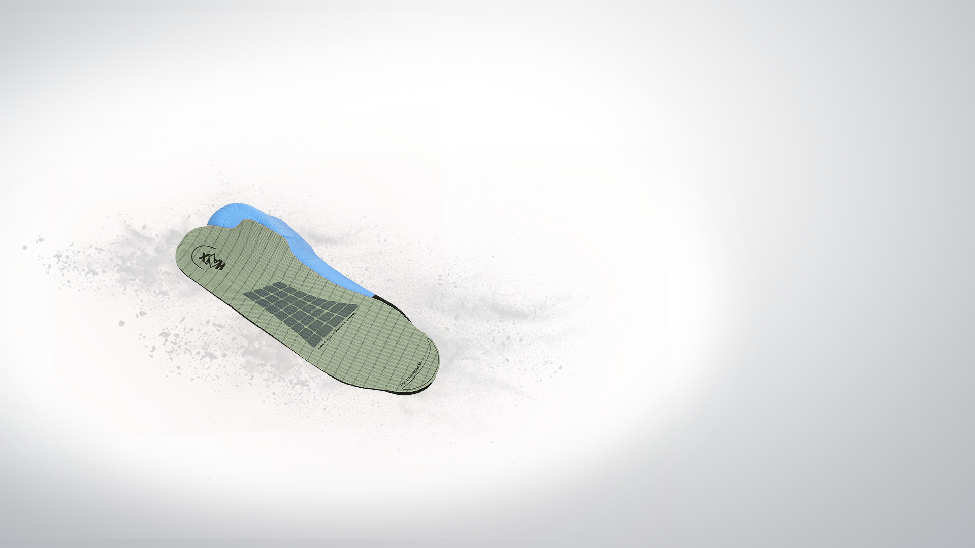 schuh, fußbett, slipper, grün, blau