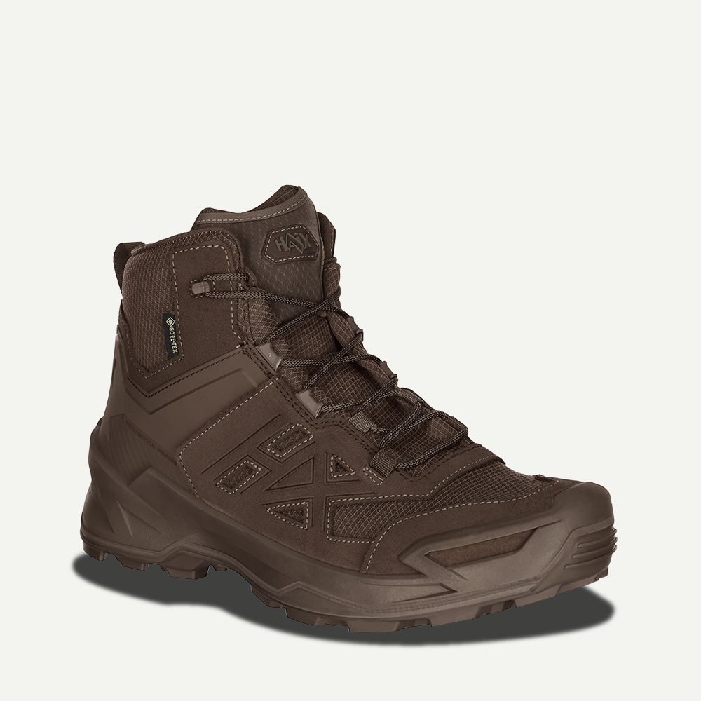 Stiefel, Wanderschuh, Bergstiefel, Dunkelbraun, Gore-Tex