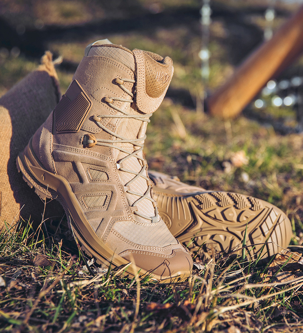 HAIX Black Eagle Athletic V T high/desert Sidezipper, No