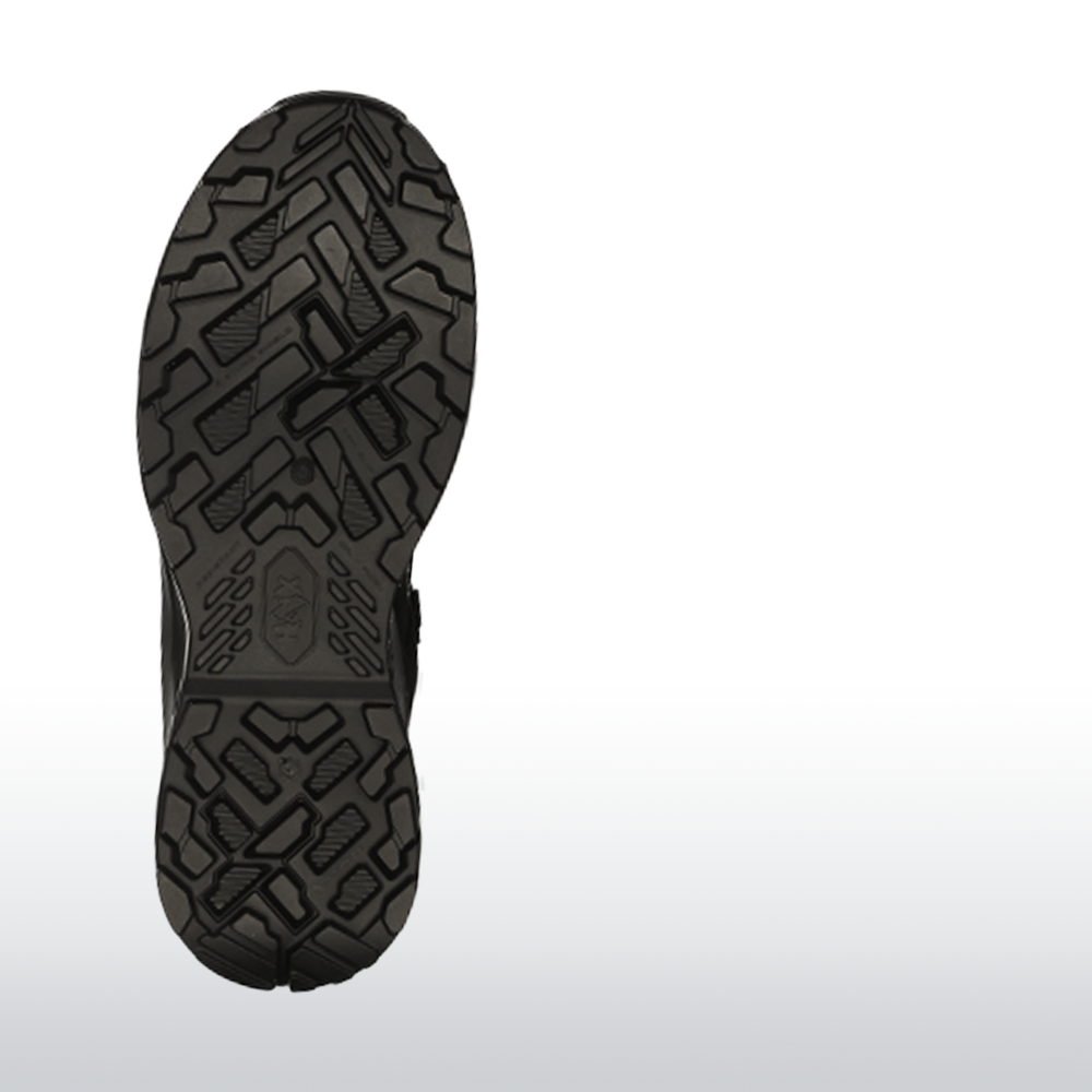 Gummi-Sohle, Laufsohle, Trail-Schuh, Schuh-Außenseite?, starke Profilstruktur