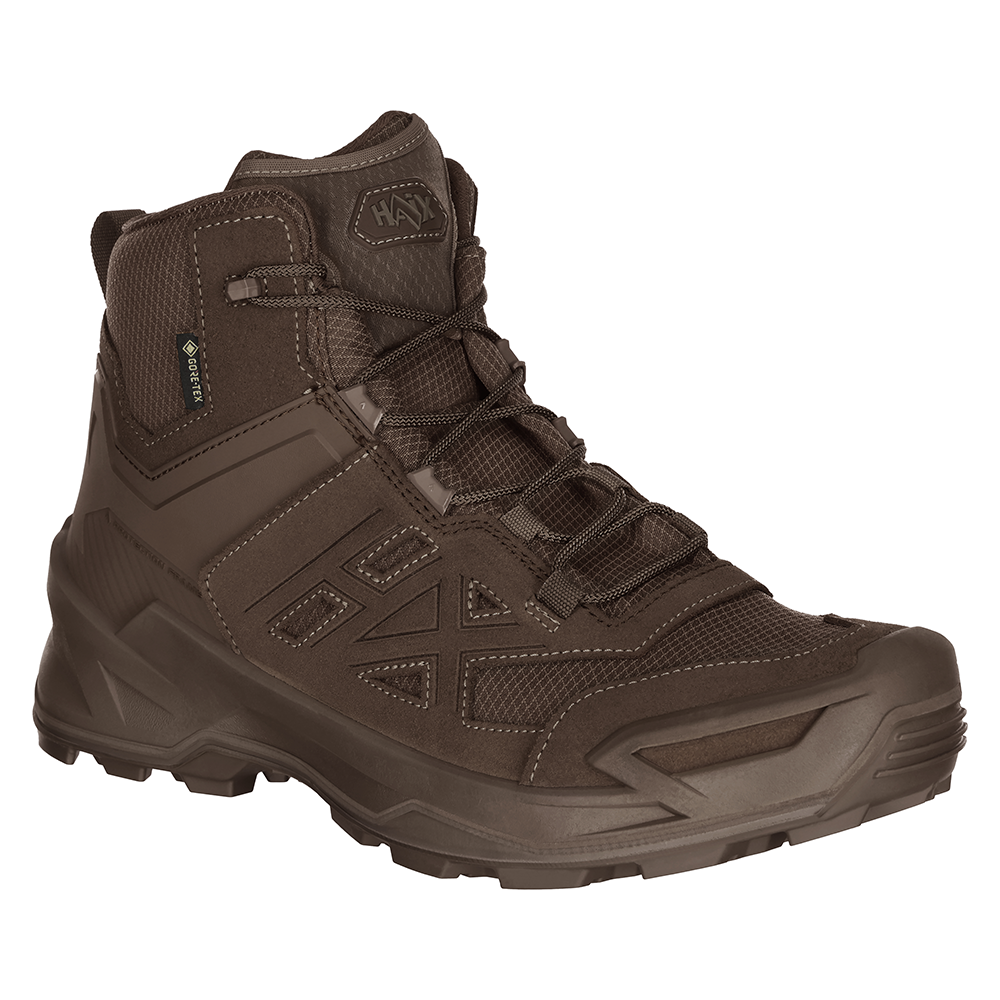 Hiking Schuhe, Braun, Mid-Top, GORE-TEX, Trailschuh