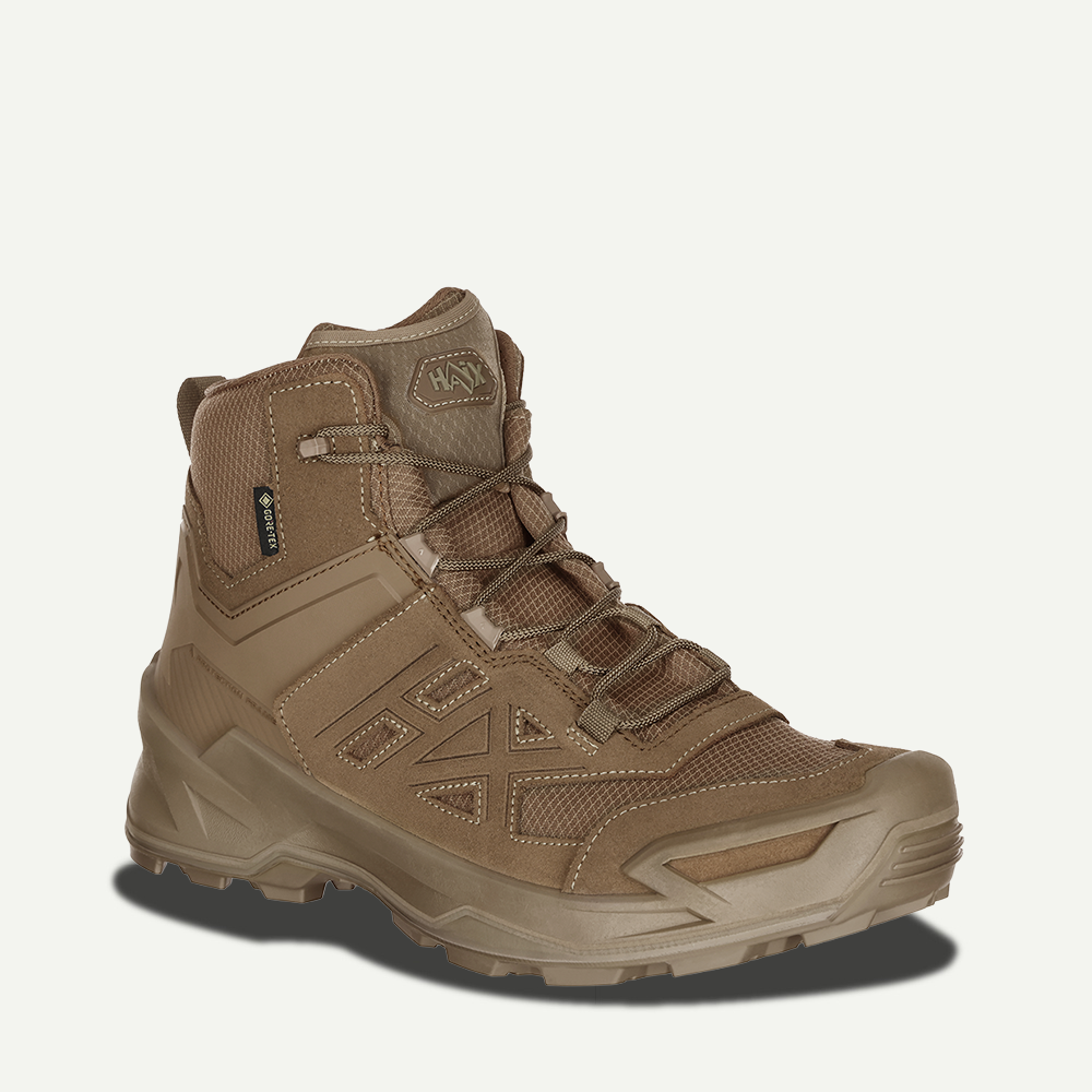 Wanderstiefel, Herrenstiefel, Trekkingstiefel, Gummisohle, Kuhleder/Wildlederoptik