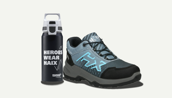 Get new children's shoes and get a free Sigg bottle.